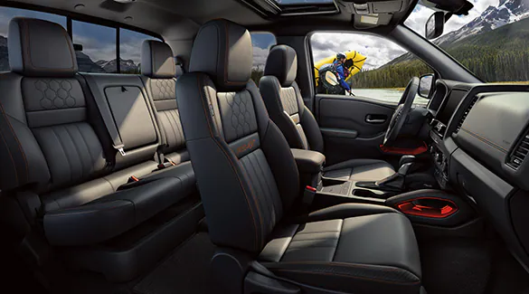 2023 Nissan Frontier Crew Cab seating for 5