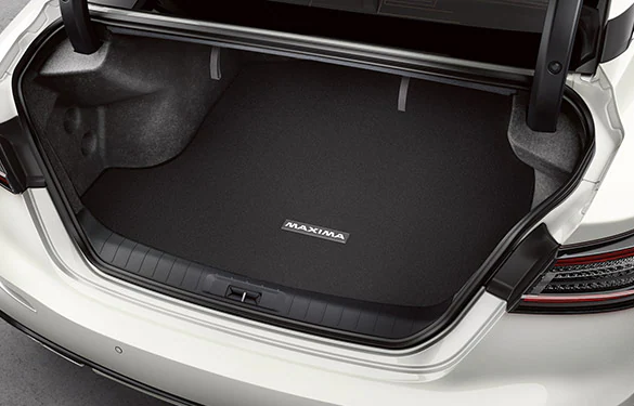 2023 Nissan Maxima available trunk space 14.3 cubic feet