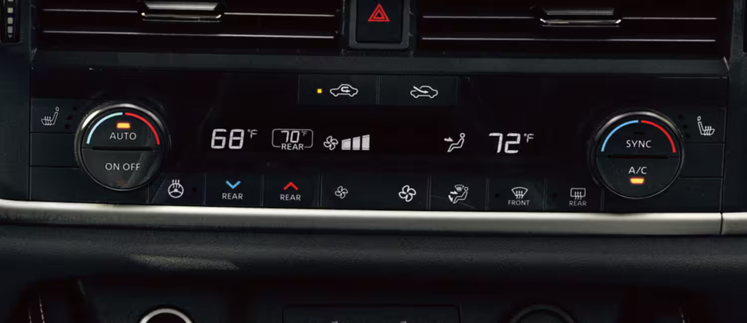 2023 Nissan Rogue Tri-Zone Automatic Temperature Control